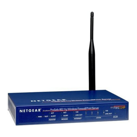 NETGEAR FWG114Pv2 - Wireless Firewall With USB Print... Reference manual NETGEAR FWG114Pv2 - Wireless Firewall With USB Print... Reference manual