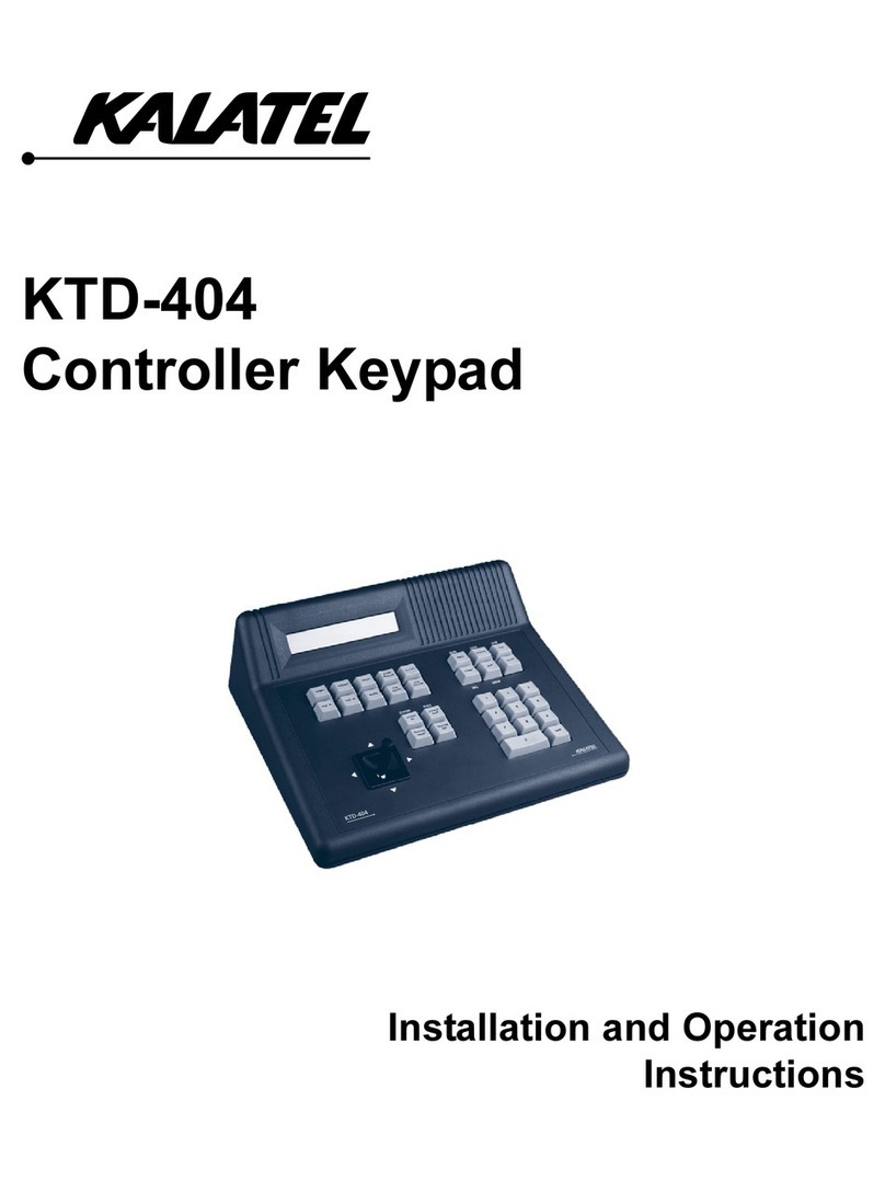 KALATEL KTD-404 Installation and operation instructions KALATEL KTD-404 Installation and operation instructions