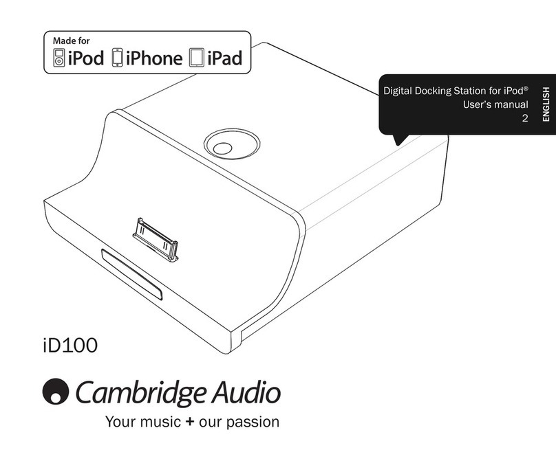 Cambridge Audio iD100 User manual