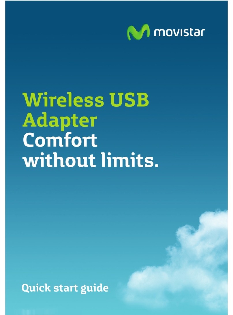 movistar Wireless USB Adapter quick start guide