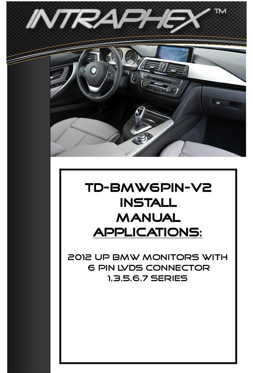 Intraphex TD-BMW6PIN-v2 Install manual