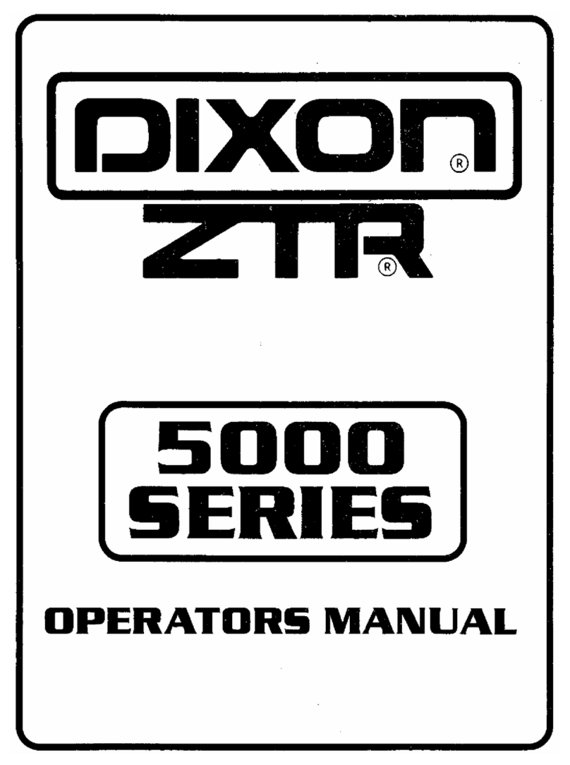 Dixon ZTR 5000 Series User manual