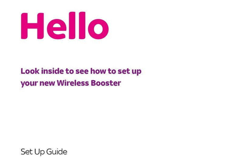 British Sky Wireless Booster User manual