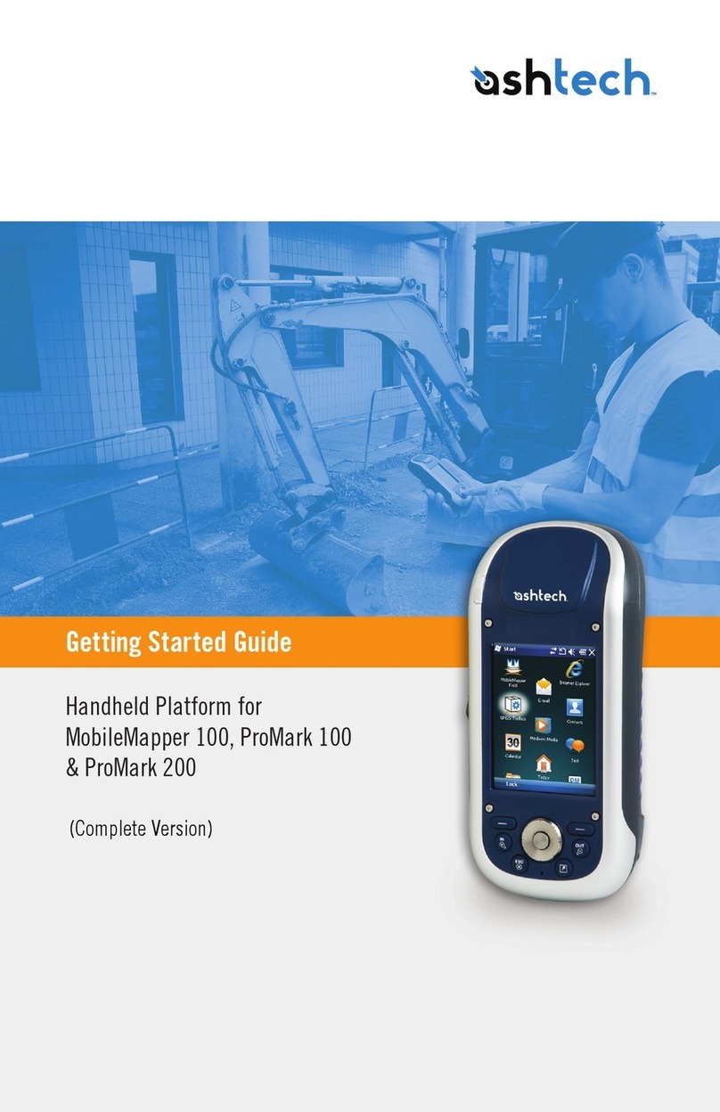 ashtech MobileMapper 100 Getting started guide