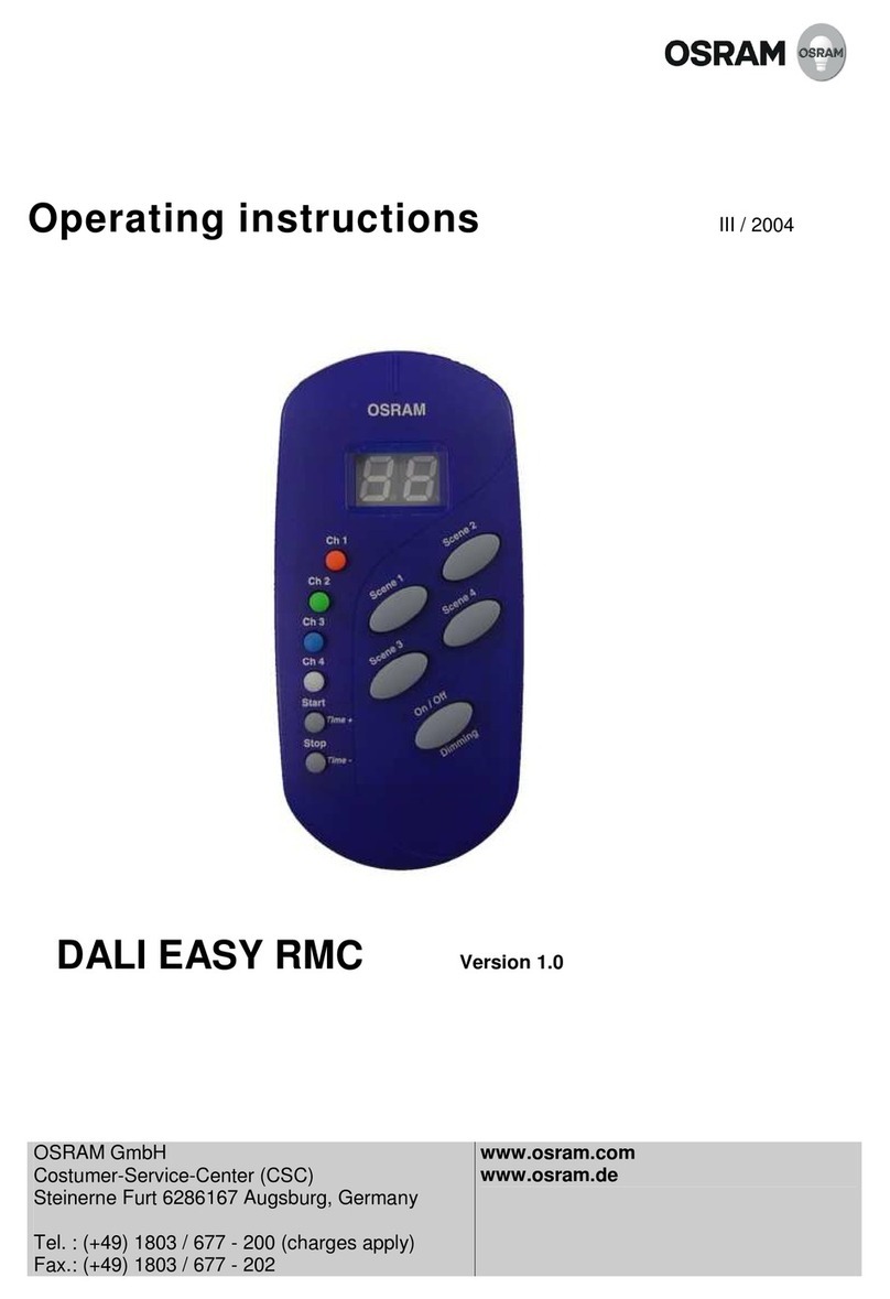 Osram DALI EASY RMC User manual