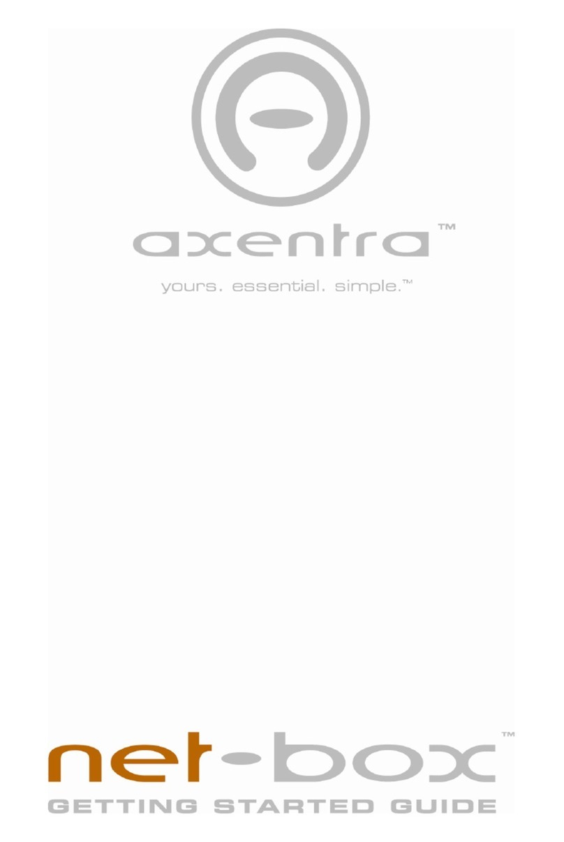 Axentra net-box User manual