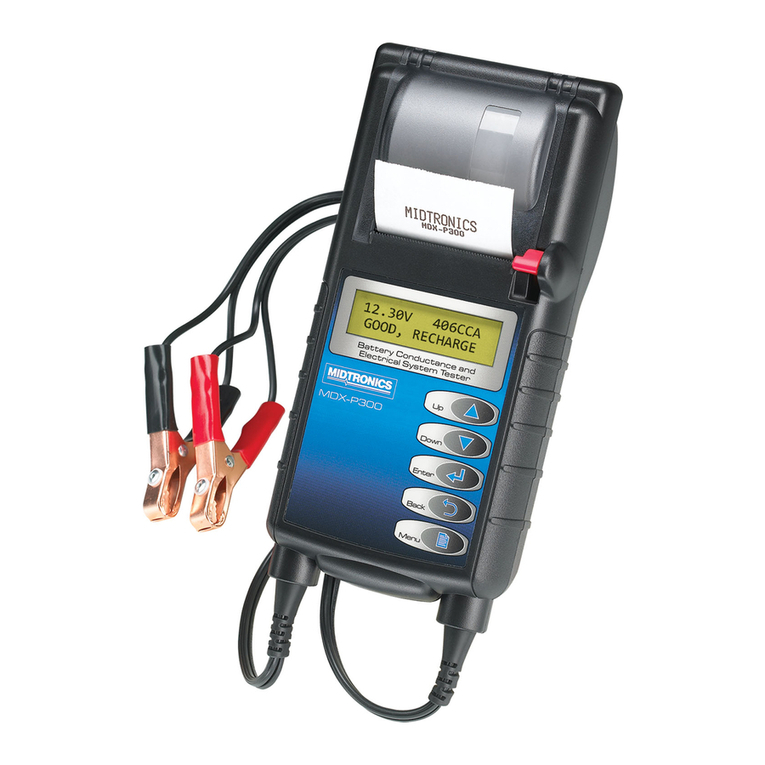 Midtronics MDX-P300 user guide
