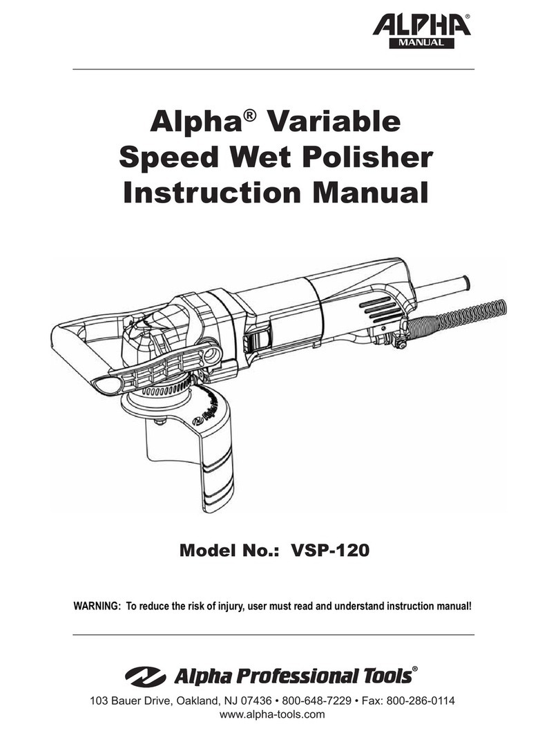 Alpha VSP-120 instruction manual
