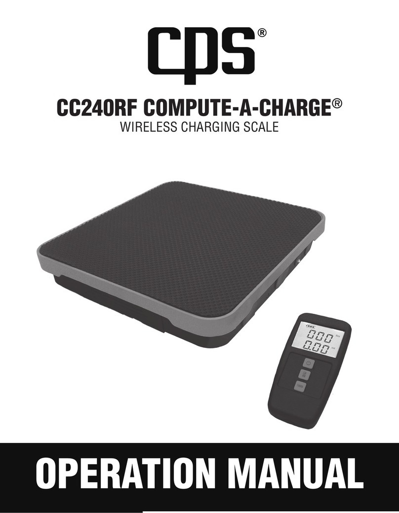 CPS CC240RF COMPUTE-A-CHARGE Operation manual