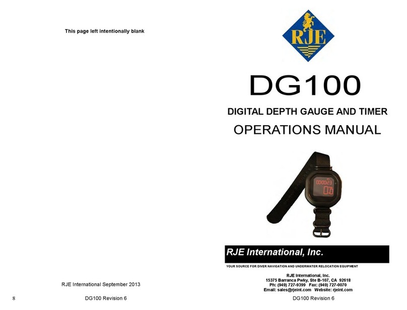 RJE DG100 User manual