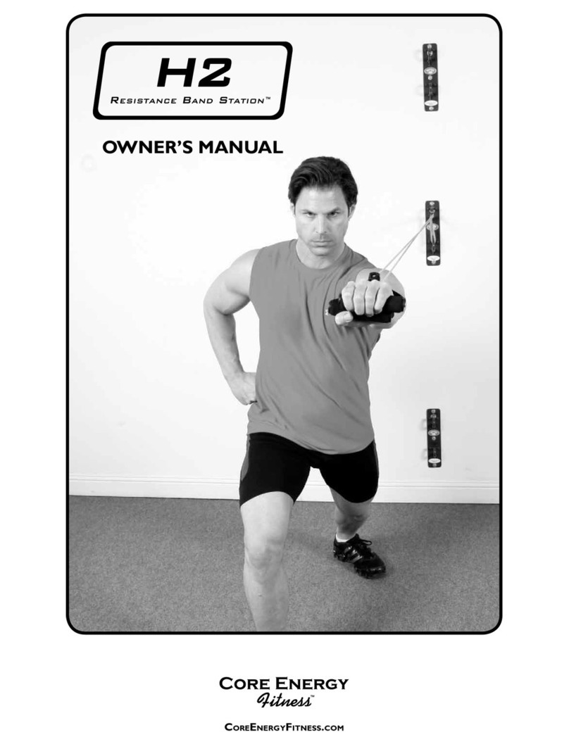 CORE ENERGY FITNESS H2 owner's manual