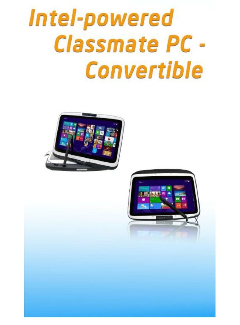 Intel Classmate PC - Convertible User manual Intel Classmate PC - Convertible User manual