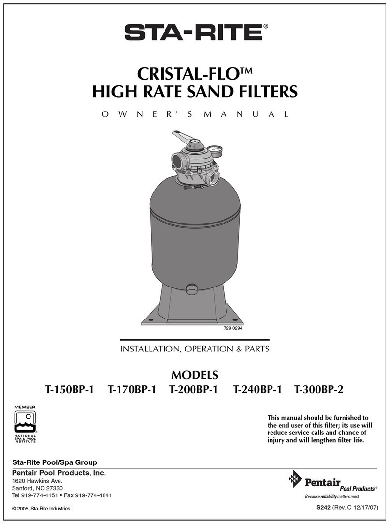 STA-RITE CRISTAL-FLO User manual