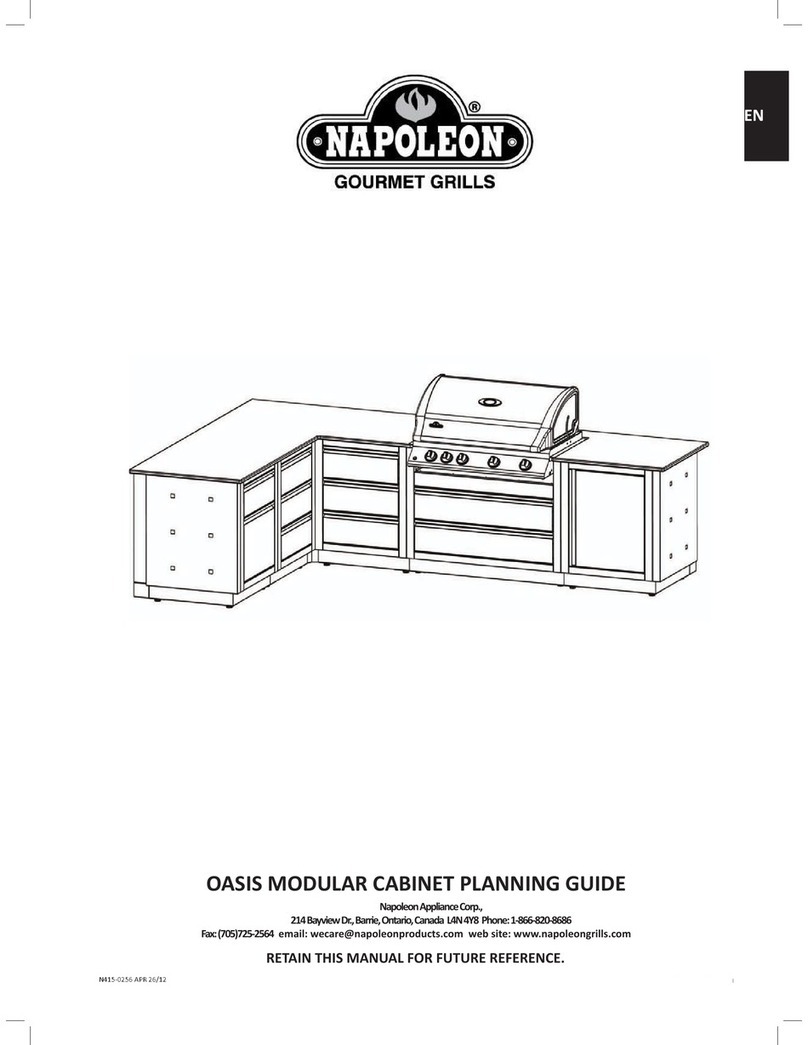 Napoleon OASIS MODULAR CABINET Guide