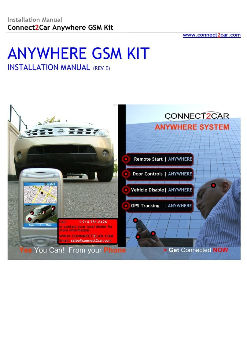 Connect2Car ANYWHERE GSM KIT installation manual