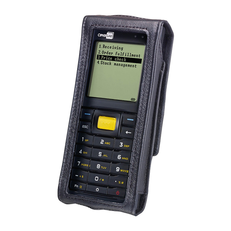 CipherLab 8200 User manual