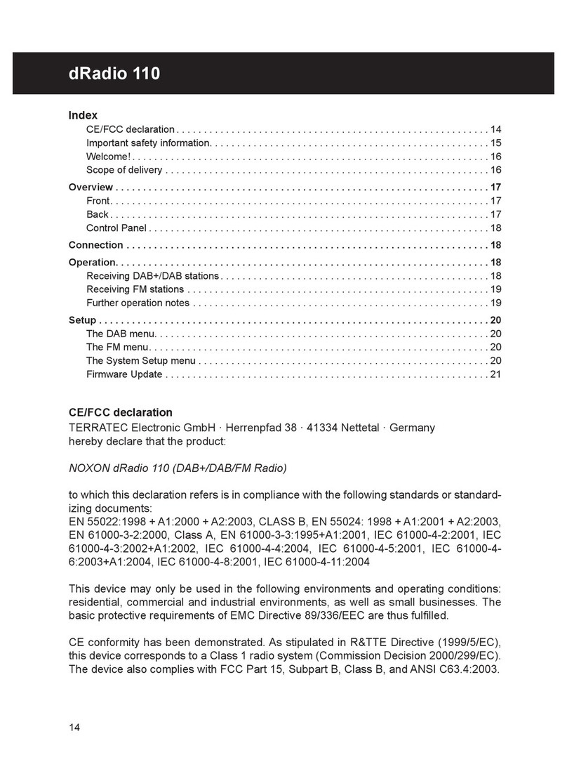 Noxon dRadio 110 user guide