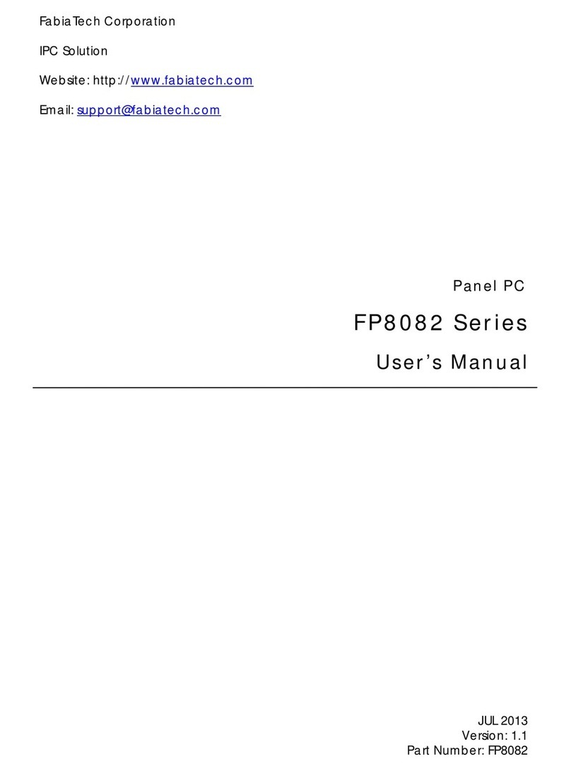 FabiaTech FP8082 Series User manual