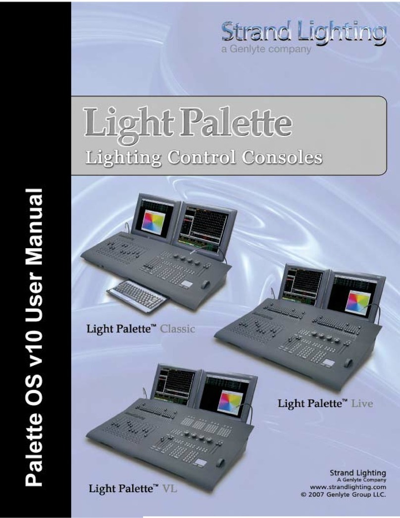 Strand Lighting ClassicPalette user manual