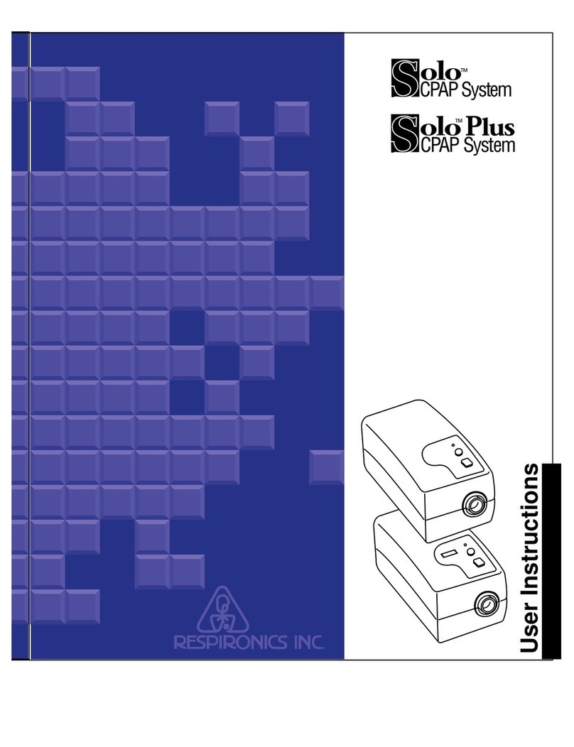 Respironics Solo User instructions