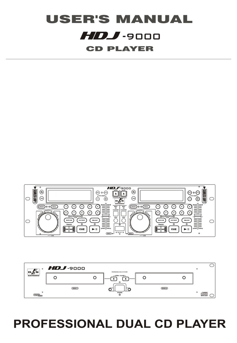 DAS HDJ-9000 user manual