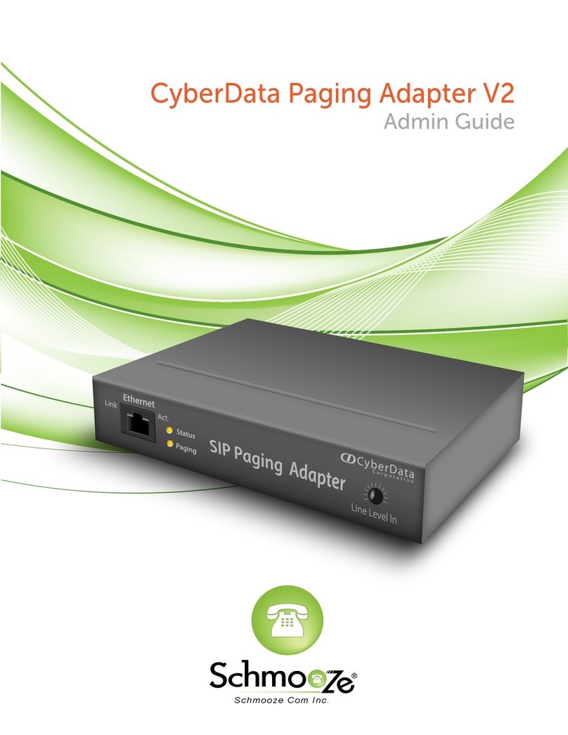 CyberData VoIP V2 User manual