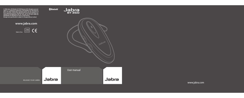 Jabra BT350 - Headset - Over-the-ear User manual