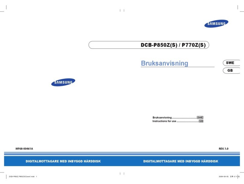 Samsung DCB-P850Z(S) User manual