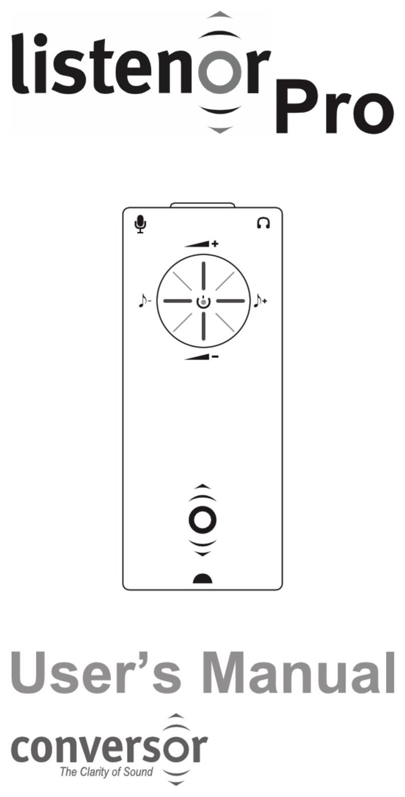 Conversor Listenor Pro user manual