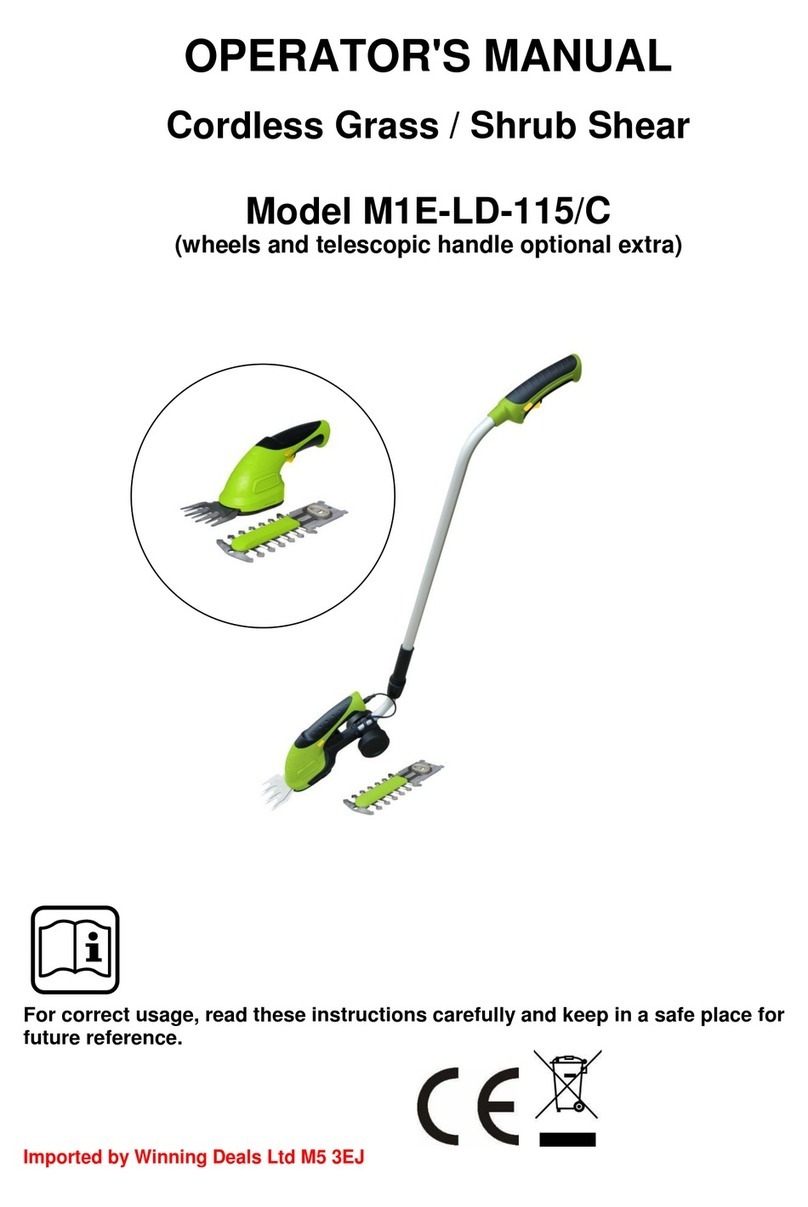 Kingxxel Tools Co M1E-LD-115 Operator's manual