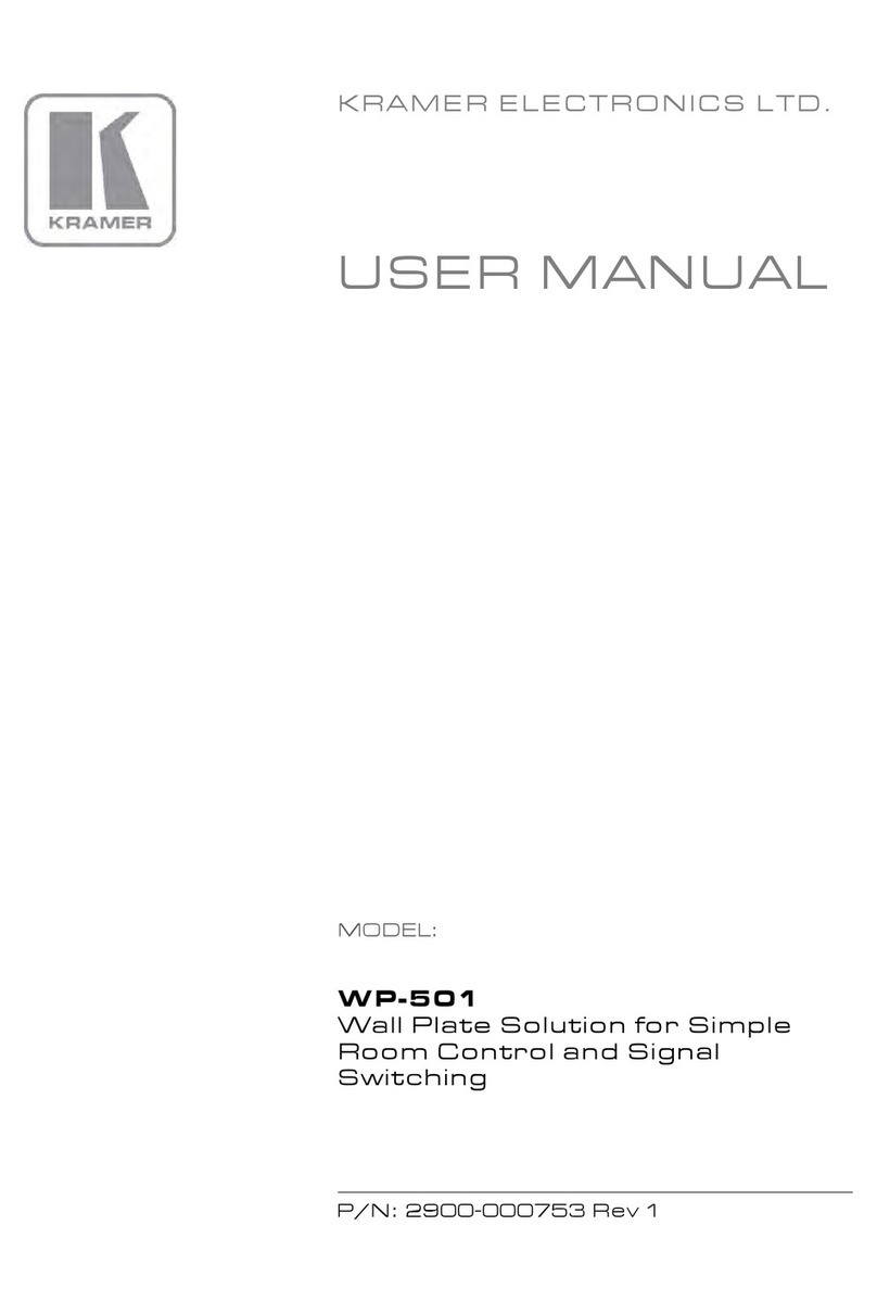 Kramer WP-501 user manual