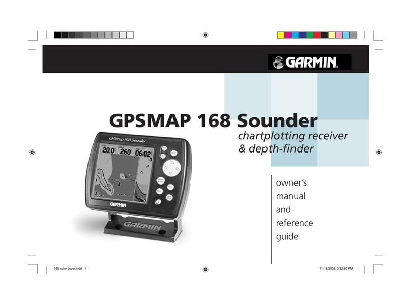 Garmin GPSMAP 168 Sounder Owner's manual and reference guide