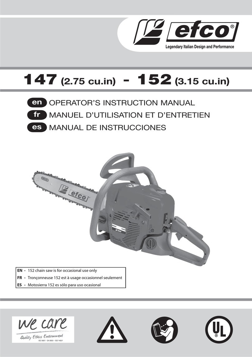 Efco 147 Operator's instruction manual