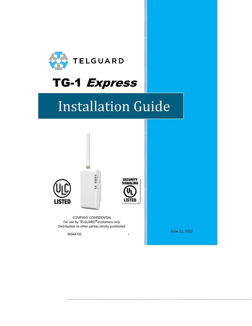 Telular TG-1 Express User manual