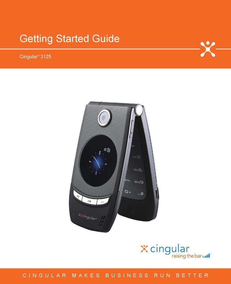 Cingular 3125 User manual