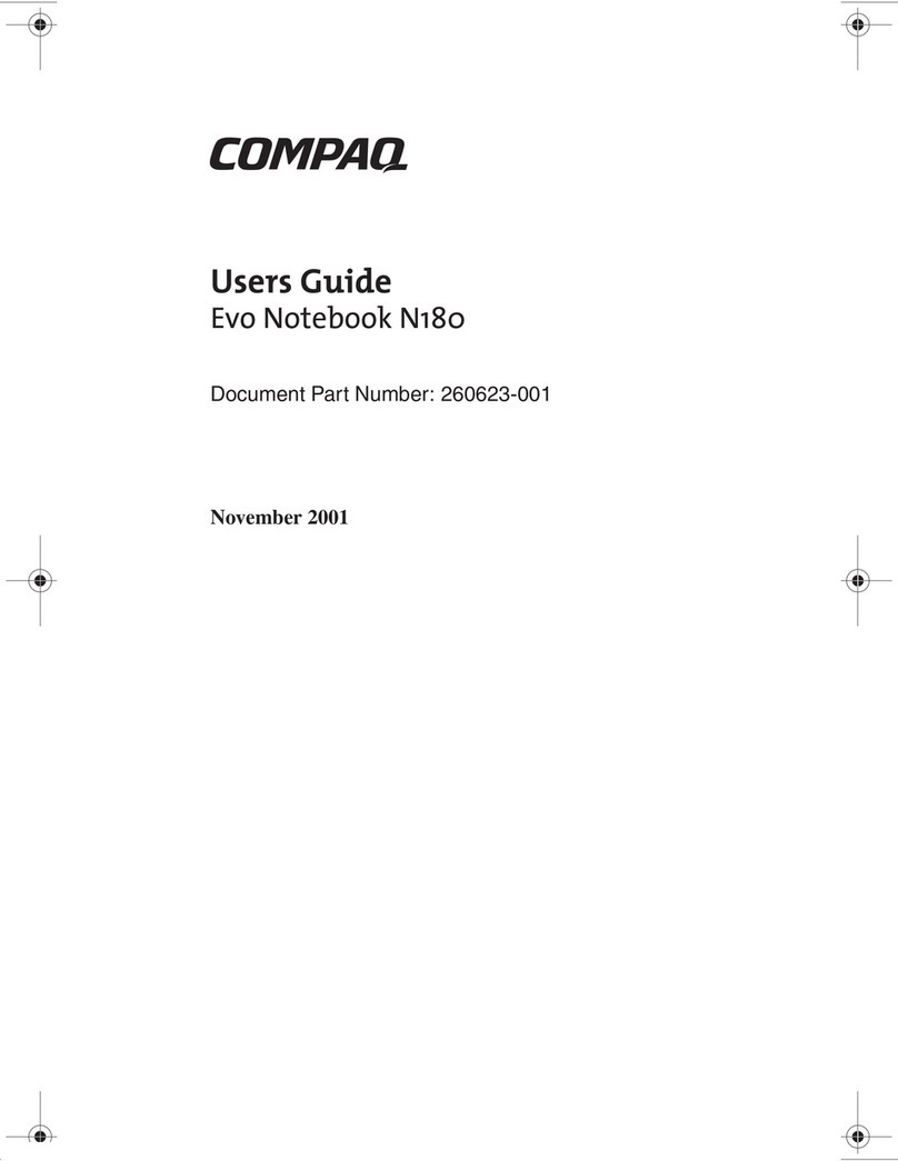 Compaq Evo N180 User manual