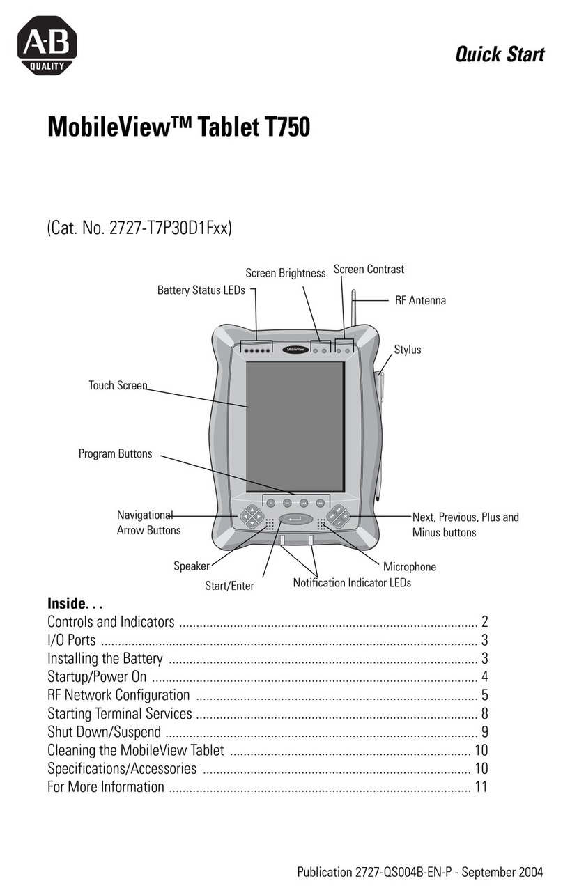 MobileView T750 quick start guide