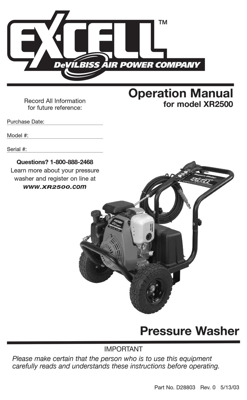 DeVilbiss XR2500 Operation manual