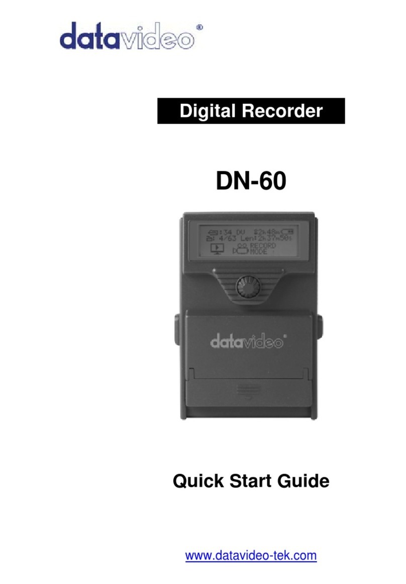 Data Video DN-60 quick start guide