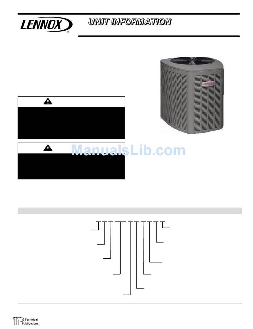 Lennox SPBH4 Series Installation and operation manual