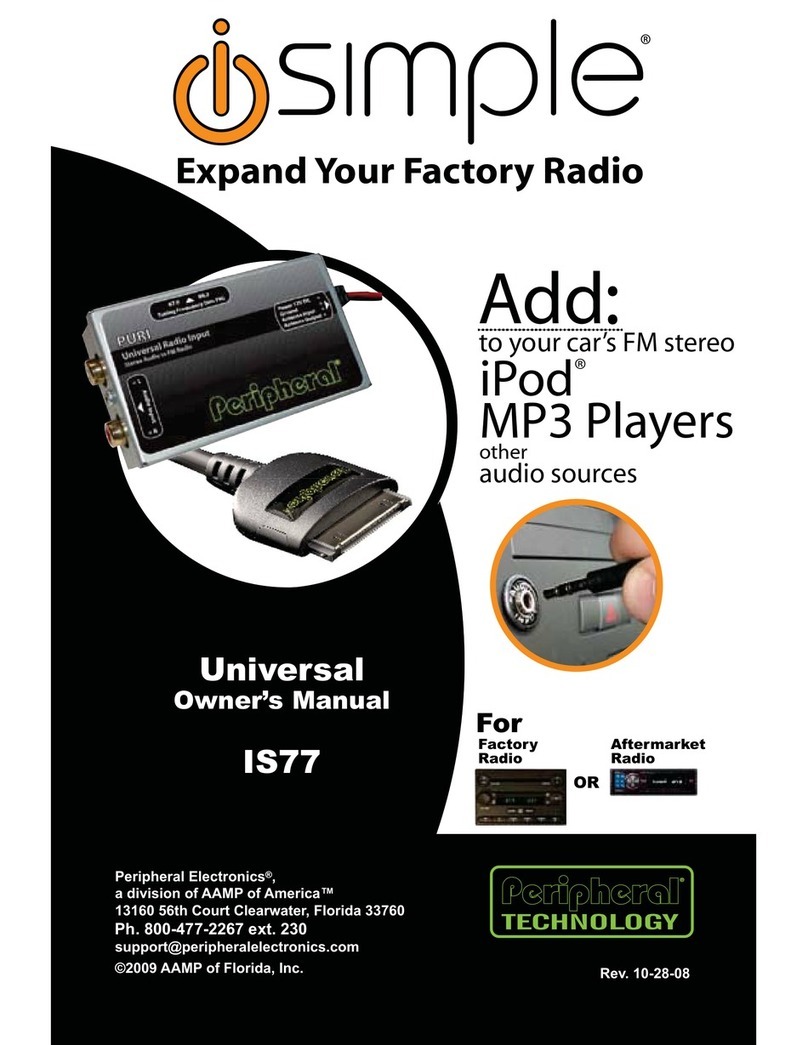 iSimple IS77 User manual