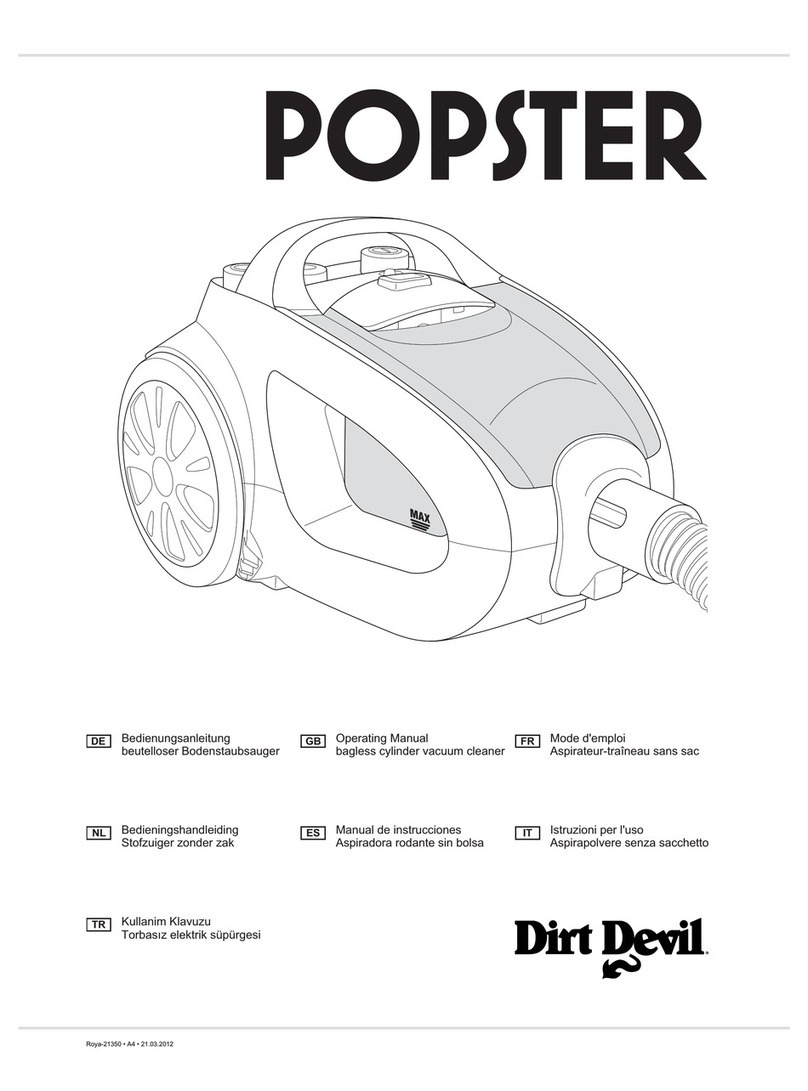 Dirt Devil Popster User manual