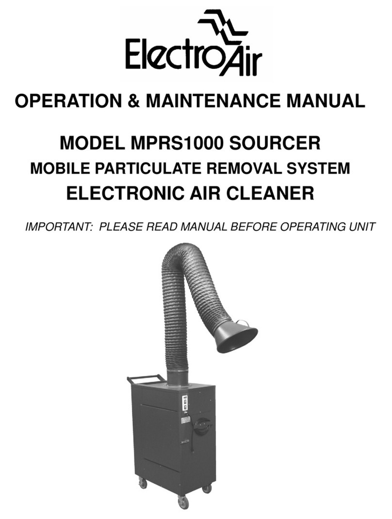 Electro-Air MPRS1000 SOURCER Operation & maintenance manual