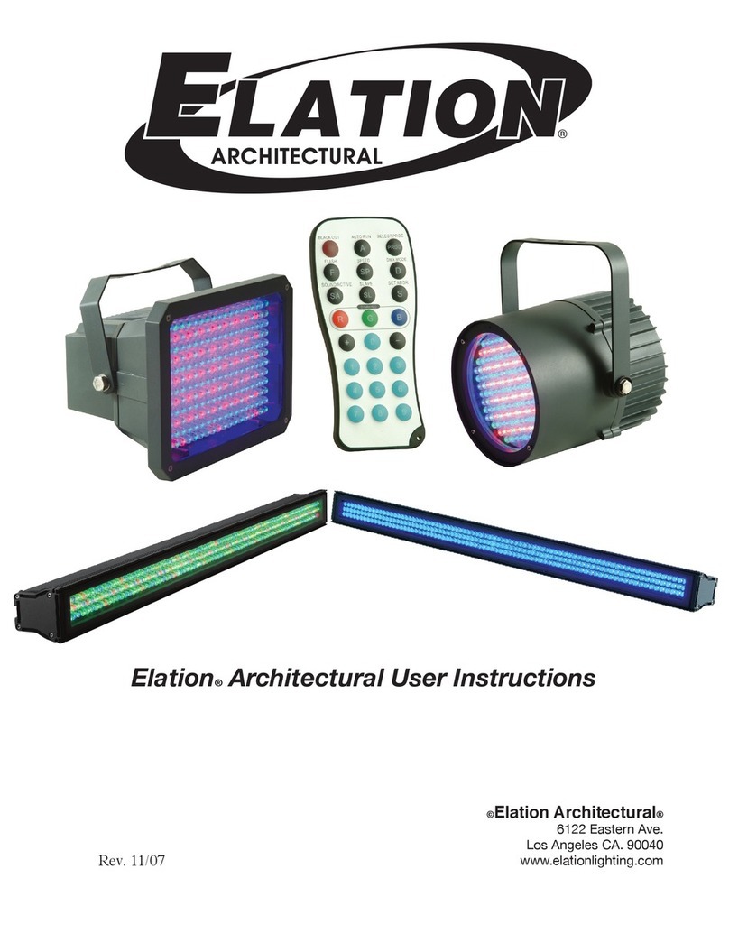 Elation ELAR EXFLOOD User manual