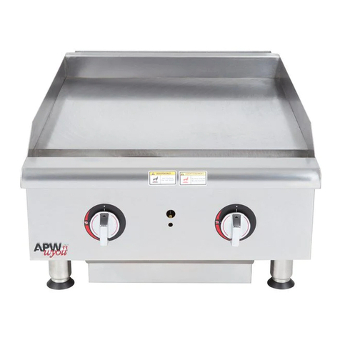 APW Wyott HMG-2424 User manual
