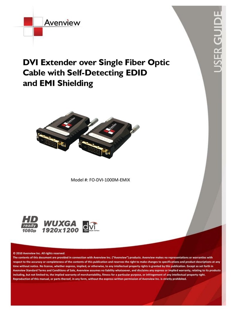 Avenview FO-DVI-1000M-EMIX user guide