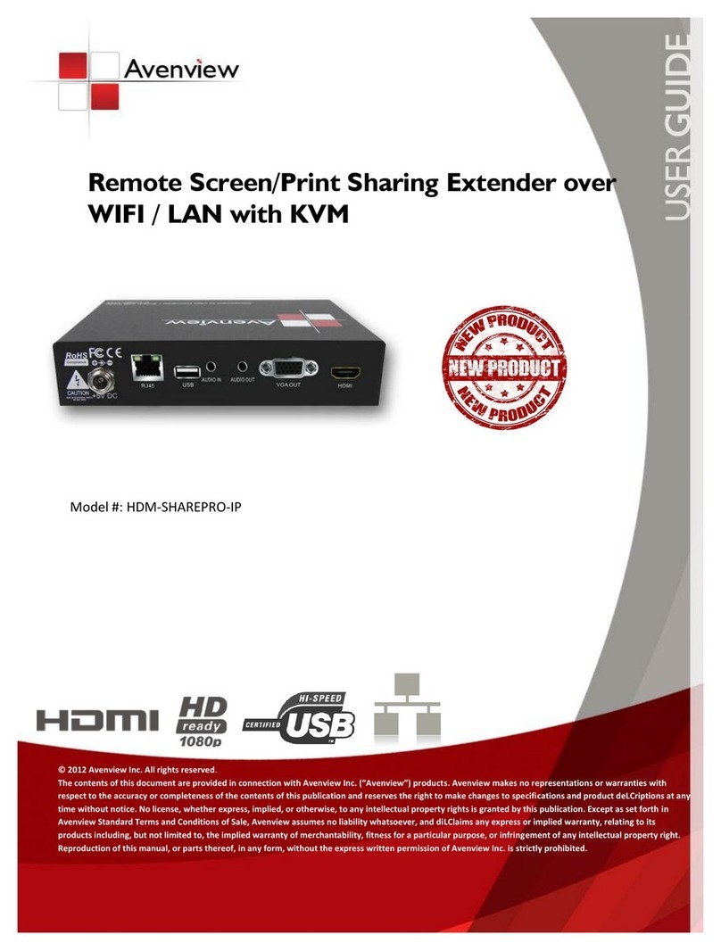 Avenview HDM-SHAREPRO-IP user guide