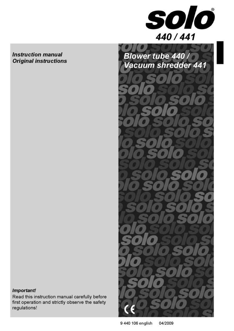 Solo 440 User manual