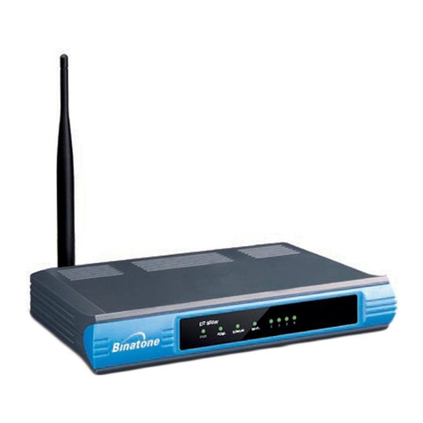 Binatone WR1500N user guide