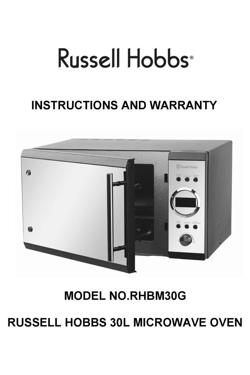 Russell Hobbs RHBM30G Instructions and warranty